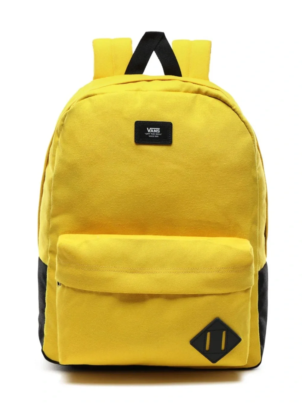 Vans Yellow Canvas Backpack with Black Accents Unisex
